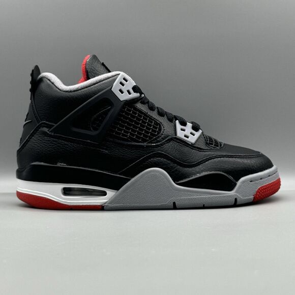 Nike GS Air Jordan 4 Retro Bred Reimagined FQ8213-006 US 3.5Y New - Picture 1 of 9